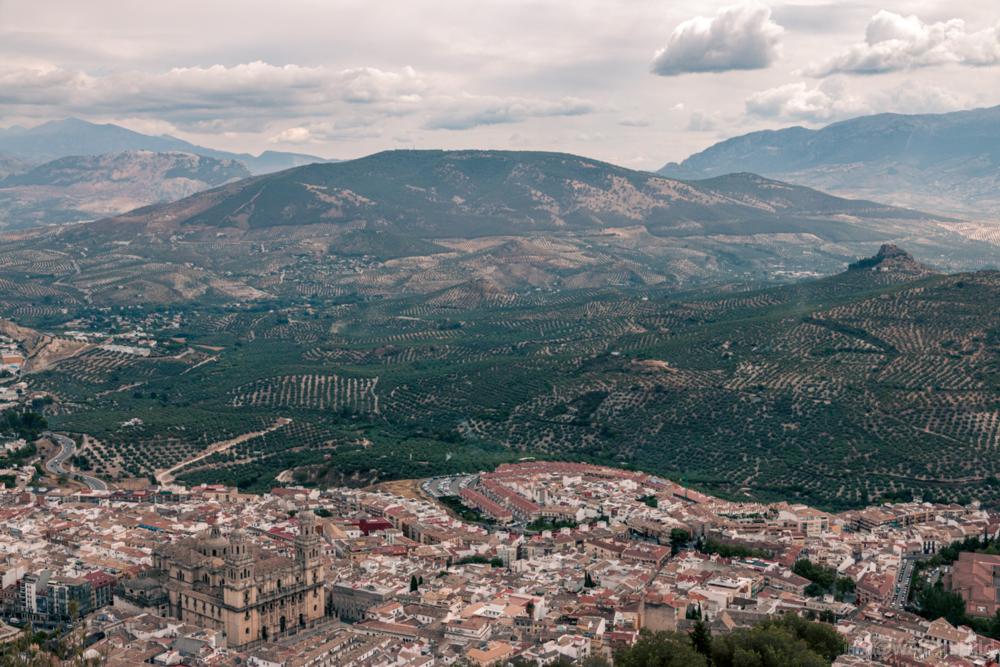 Ausblick über Jaén