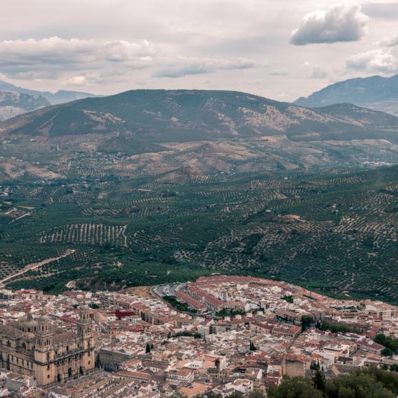 Ausblick über Jaén