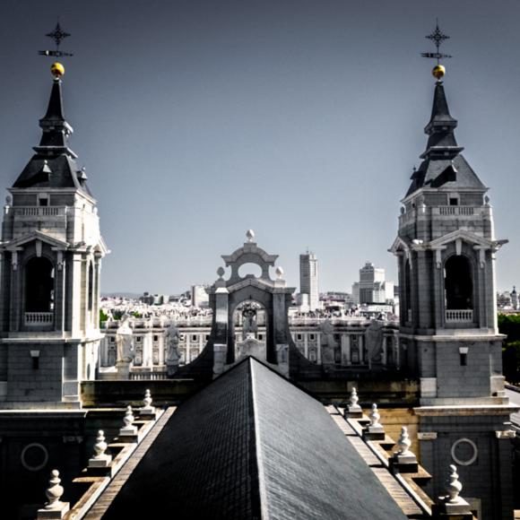 Auf der Almudena-Kathedrale